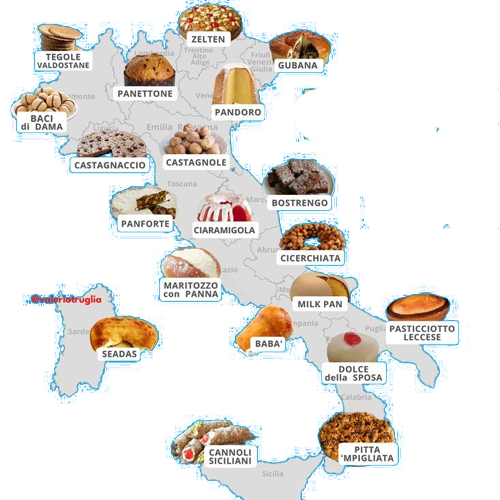 Dolci di tradizioni regionali